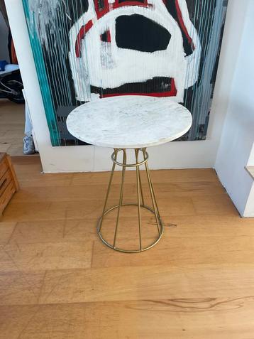 HK Living Marmeren Bijzettafel - Luxe Design beschikbaar voor biedingen
