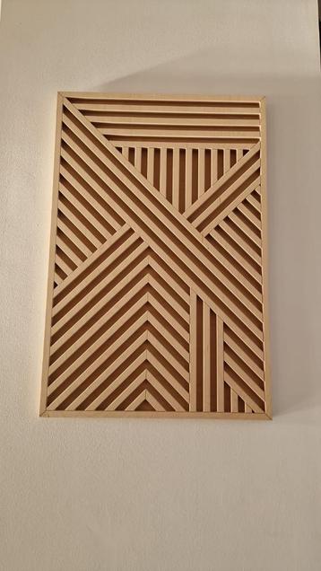 Houten wanddecoratie beschikbaar voor biedingen