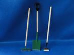 Tuingereedschap gereedschap voor de tuin poppenhuis 1:1, Poppenhuis, Info@creal-miniatures.com, Ophalen of Verzenden, Socren Sas