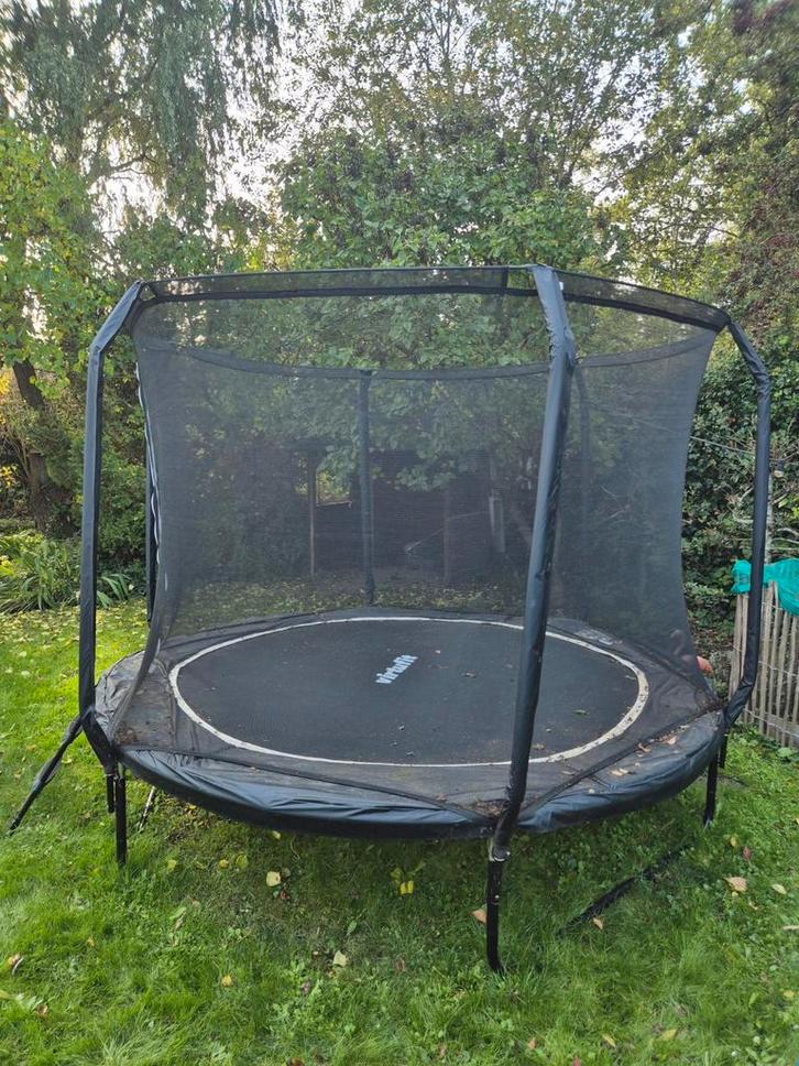 Vitrufit premium Trampoline 300cm - Gedemonteerd & Schoon, Kinderen en Baby's, Speelgoed | Buiten | Trampolines, Ophalen