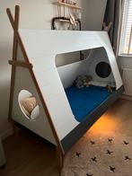 Tipi Bed Woood Gratis, Ophalen, 85 tot 100 cm, Gebruikt, Matras