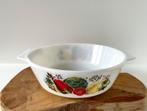 Vintage Pyrex Schaal - Groentemotief, Huis en Inrichting, Keuken | Keukenbenodigdheden, Ophalen of Verzenden, Gebruikt