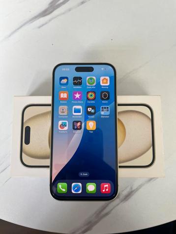 Zeer nette iPhone 15/128GB/97%Batterij/Alleen defect Face ID beschikbaar voor biedingen