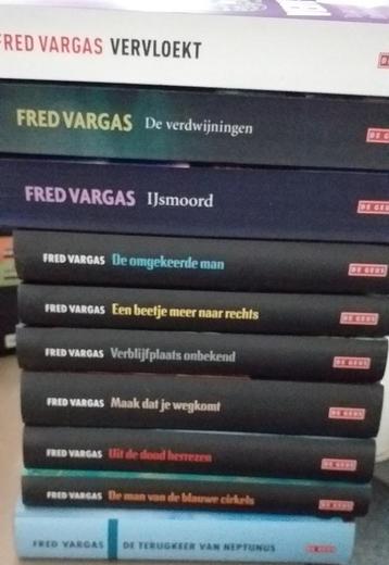 10x Fred Vargas oa: IJsmoord, Vervloekt, Omgekeerde man