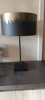 Moderne schemerlamp en staande lamp .Zwart met goudkleurig, Ophalen, Zo goed als nieuw, Minder dan 50 cm