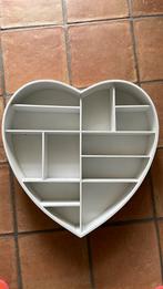 Wit houten hart en letterbak kast, Huis en Inrichting, Gebruikt, Ophalen of Verzenden