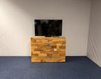 4 x Verrijdbare houten dressoir inclusief Samsung TV, Ophalen, Gebruikt, 25 tot 50 cm, 100 tot 150 cm