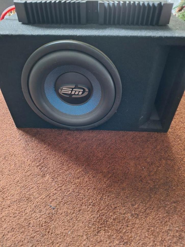 Boschmann Subwoofer 1500W + 3900W Versterker & Condensator, Auto diversen, Autospeakers, Gebruikt, Ophalen