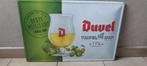 Groot reclamebord Duvel 60 x 40 cm, Ophalen of Verzenden, Nieuw, Reclamebord, Plaat of Schild, Duvel