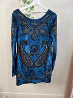 Blauwe pailletten jurk Needle & Thread maat 38, Kleding | Dames, Jurken, Maat 38/40 (M), Blauw, Ophalen of Verzenden, Zo goed als nieuw