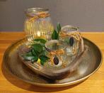 Riverdale Theelichthouders (3 stuks), Huis en Inrichting, Overige materialen, Overige kleuren, Ophalen of Verzenden, Zo goed als nieuw