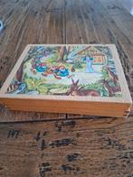 Vintage houten blokken puzzel sneeuwwitje, Antiek en Kunst, Ophalen of Verzenden