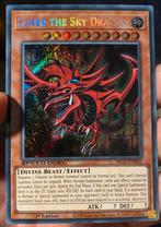 Yu-Gi-Oh! Slifer the Sky Dragon SBC1 1st Edition !, Ophalen of Verzenden, Zo goed als nieuw, Losse kaart, Foil