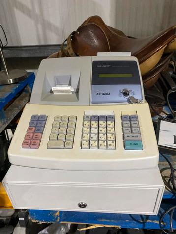 Sharp XE-A203 Kassa - Werkend en Compleet met Sleutel beschikbaar voor biedingen