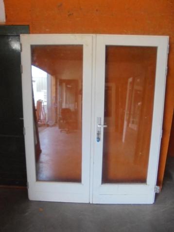 Openslaande tuindeuren dubbelglas, 166 x 206,5 (nr. ZH1100A) beschikbaar voor biedingen