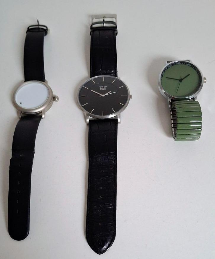 3 mooie goedwerkende dames horloges ps 7,99-8,99-19,99=27,99, Sieraden, Tassen en Uiterlijk, Horloges | Dames, Zo goed als nieuw
