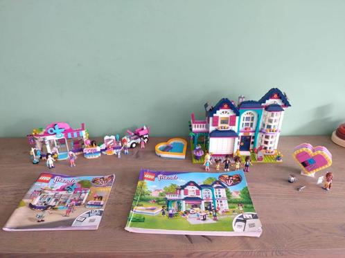 Lego Friends Heartlake 41449 41357 41391 kapsalon huis, Kinderen en Baby's, Speelgoed | Duplo en Lego, Zo goed als nieuw, Lego