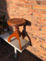 Oude Piano Kruk - Houten Zitting, Ophalen, Gebruikt, Bruin, Eén