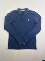 Moncler longsleeve polo, Ophalen of Verzenden, Zo goed als nieuw, Maat 46 (S) of kleiner, Blauw