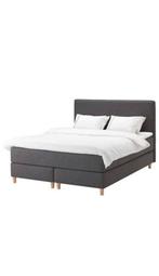 Ikea Dunvik Hoes 160x200 - Donkergrijs, Ophalen, Tweepersoons, Zo goed als nieuw, 200 cm