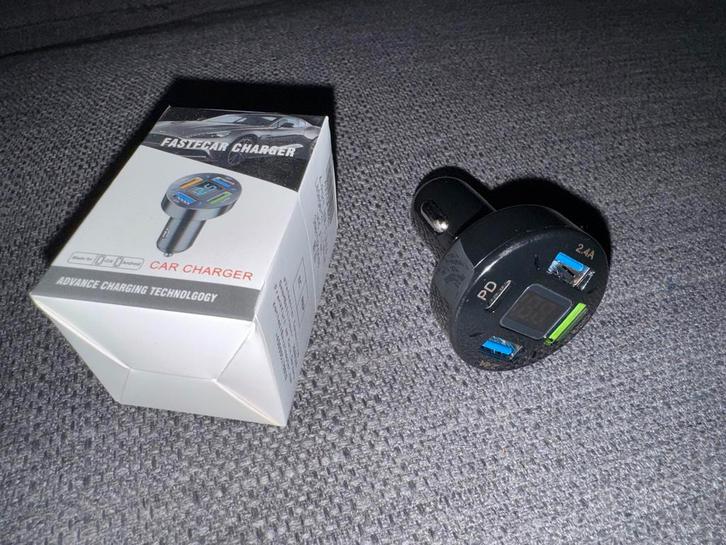 Snelle Auto Oplader USB-C PD, Auto diversen, Tuning en Styling, Ophalen of Verzenden