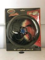 Stalen subwoofer grill zwart chroom 10 inch, Auto diversen, Ophalen of Verzenden, Zo goed als nieuw