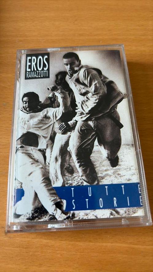 Eros Ramazzotti muziek cassette Tutte Storie 13 tracks dolby, Cd's en Dvd's, Cassettebandjes, Gebruikt, Origineel, Pop, 1 bandje