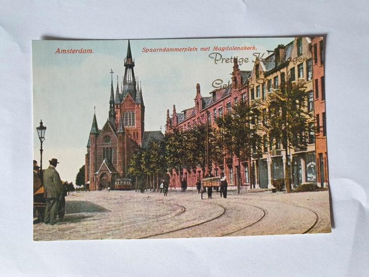 Ansichtkaart 1975 - Amsterdam 700 jaar - Spaarndammerplein.., Verzamelen, Ansichtkaarten | Nederland, Ongelopen, Noord-Holland