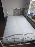 Mooie kinderbed 120x200 met matras en topper, Ophalen, Eenpersoons, Wit, Zo goed als nieuw