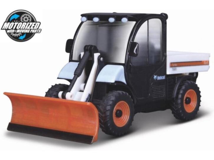 Bburago: Bobcat Toolcat 5600 met sneeuwploeg, Hobby en Vrije tijd, Modelauto's | Overige schalen, Nieuw, Auto, Ophalen of Verzenden