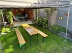 Biertafel set huren Assen en omgeving - Twee banken en tafel, Ophalen, Overige typen, Service@deuba.nl, Zo goed als nieuw