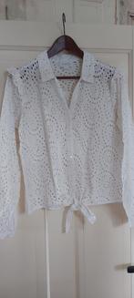Mooi blousje broderie mt. 40, Maat 38/40 (M), Wit, Ophalen of Verzenden, Zo goed als nieuw