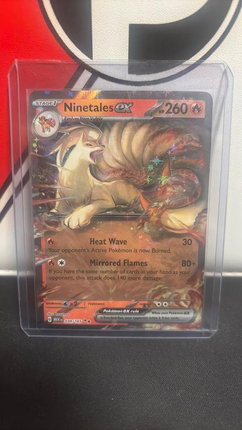 Ninetales EX 151, Hobby en Vrije tijd, Verzamelkaartspellen | Pokémon, Nieuw, Losse kaart, Ophalen of Verzenden