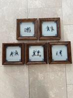 Vintage Delfts Blauw Tegels met Kinderen, Antiek en Kunst, Antiek | Wandborden en Tegels, Ophalen of Verzenden