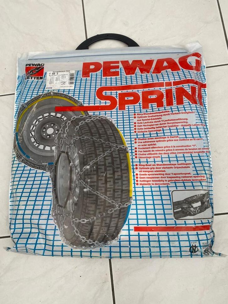 Pewag Sprint sneeuwkettingen | nooit gebruikt!, Auto diversen, Sneeuwkettingen, Nieuw, Ophalen
