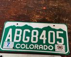Kentekenplaat USA VS amerika Colorado, Auto diversen, Ophalen of Verzenden, Zo goed als nieuw