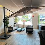 Zweefparasol taupe Ø350cm – incl. voet & hoes NIEUW, ., ., 3 tot 4 meter, .