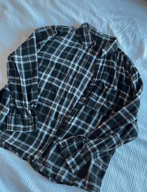 Flanel C&A maat 40, Kleding | Dames, Blouses en Tunieken, Zo goed als nieuw, Maat 38/40 (M), Wit, Ophalen of Verzenden