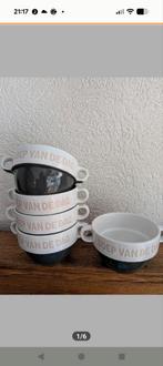 5 soepkommen groot model en  Unox bordjes, Ophalen, Overige materialen, Nieuw, Bord(en)