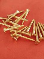 Messing houtschroeven lenskop 6x120 bolkop houtschroeven 80, 50 tot 100 mm, N, N, Schroeven