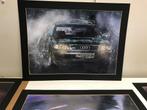 Audi posters gesigneerd door Michel Pont 1995, Ophalen, Zo goed als nieuw, A1 t/m A3, Rechthoekig Staand