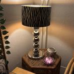 Zilveren lamp zebra, Ophalen, Zo goed als nieuw, Minder dan 50 cm