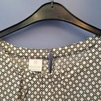 Madeleine top soepelvallend grafisch zw-wit geel mt 44 49115, ., Zwart, Ophalen of Verzenden, Zo goed als nieuw