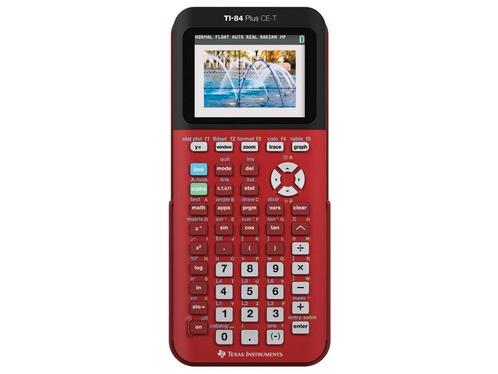 Texas Instruments TI-84 Plus CE-T - Red edition, Diversen, Rekenmachines, Zo goed als nieuw, Grafische rekenmachine, Ophalen of Verzenden