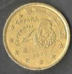 0,50 € munt Spanje, jaar 2000. ADV. no.58 S., Postzegels en Munten, Munten | Europa | Euromunten, Spanje, 50 cent, Losse munt