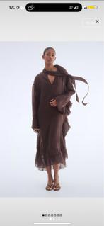 H&M Bruine Kaftan Jurk Maat S, Kleding | Dames, Jurken, Bruin, Nieuw, Ophalen of Verzenden, Maat 36 (S)