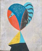 Abstract schilderij op board 1920/30, Antiek en Kunst, Ophalen of Verzenden