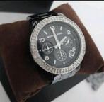 Michael kors horloge met strass zwart, Sieraden, Tassen en Uiterlijk, Horloges | Dames, Met strass, Overige merken, Overige materialen