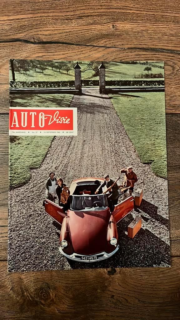 AutoVisie 1962: Ford Taunus 12 M, Porsche Carrera, Boeken, Auto's | Folders en Tijdschriften, Gelezen, Algemeen, Ophalen of Verzenden