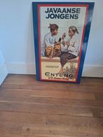 Javaanse Jongens Blik Reclamebord - Vintage, Ophalen of Verzenden